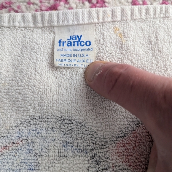 21.5 x 31.5 vintage Batman and Robin Jay franco bath/beach towel DC comics - Picture 6 of 6